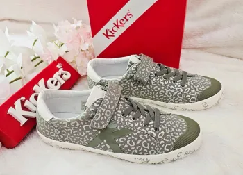 Baskets Sneakers Tennis Scratch Élastique Kickers T40