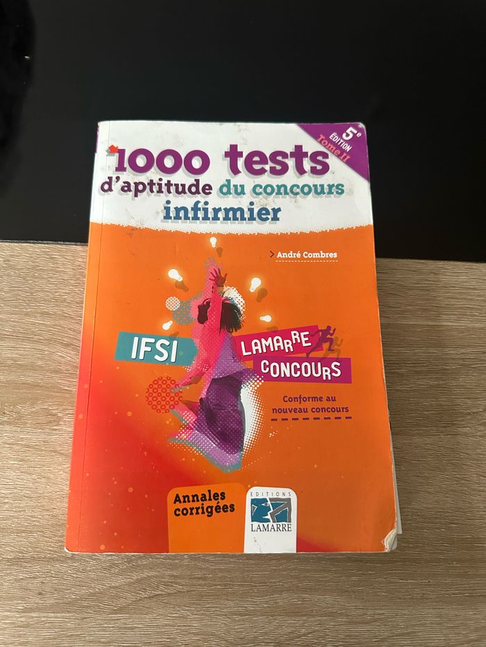 Livre test pour concours IDE