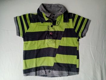 Polos rayé manches courtes 2 ans