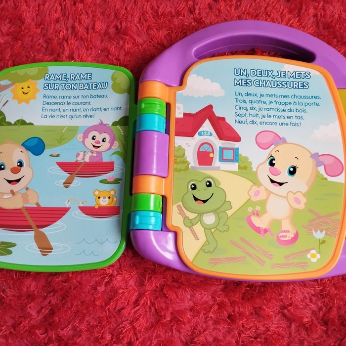Livre interactif comptines neuf Fisher Price - photo numéro 3