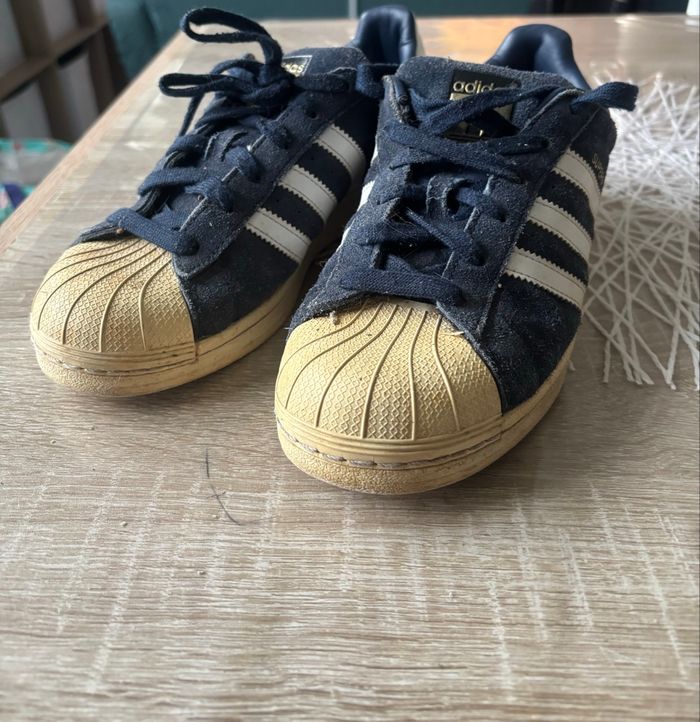 Adidas Superstar Suède Classic Bleu – 37⅓ – 10€ - photo numéro 3