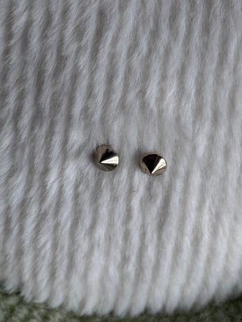 Boucles d'oreilles pics doré 