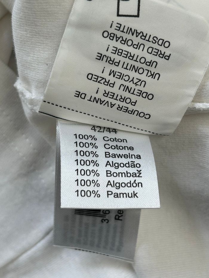 Tee-shirt à manches courtes blanc - photo numéro 4