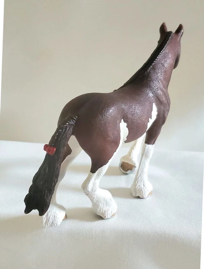 Figurine Schleich - Jument Clydesdale 13809 - photo numéro 6