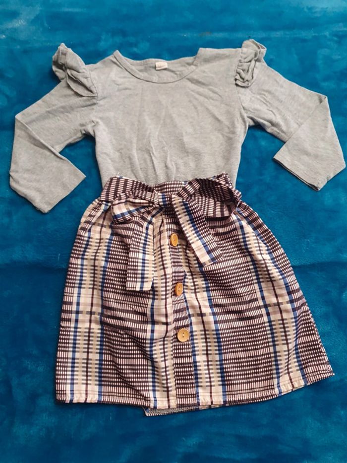 Ensemble jupe et pull fin