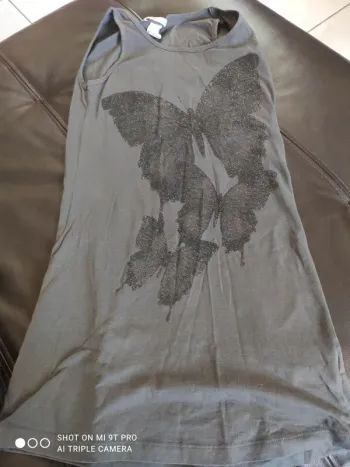 Robe hm papillons 12 14 ans