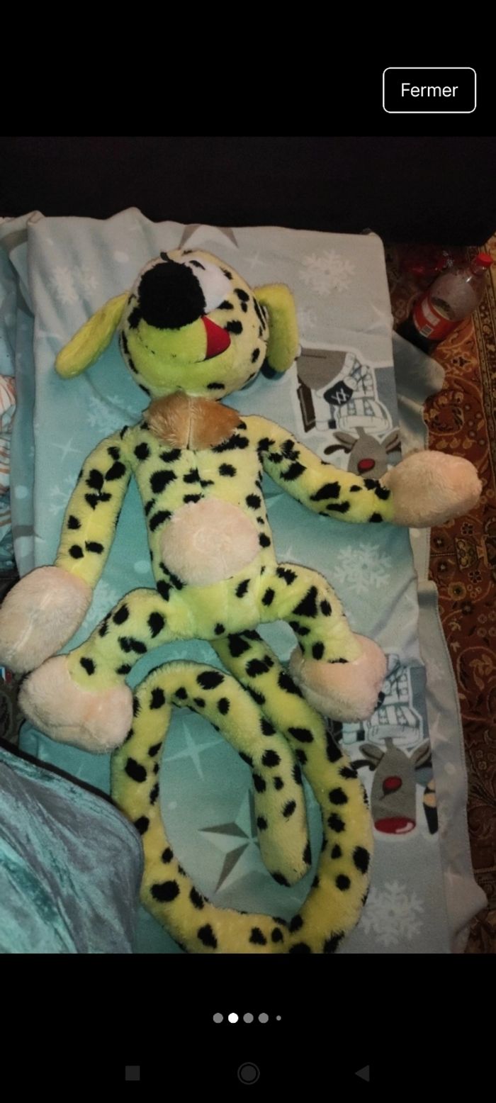Très belle et grande peluche Marsupilami p4 - photo numéro 2