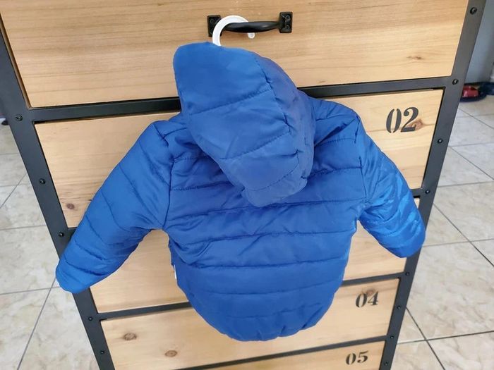 Doudoune 3 Pommes avec capuche réversible 74 cm - photo numéro 3