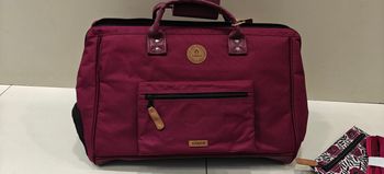 Sac de voyage cabine cabaïa rouge bordeaux 