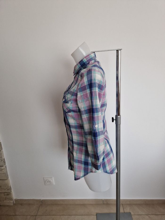 Chemise ton bleu, violet Pimkie - photo numéro 2