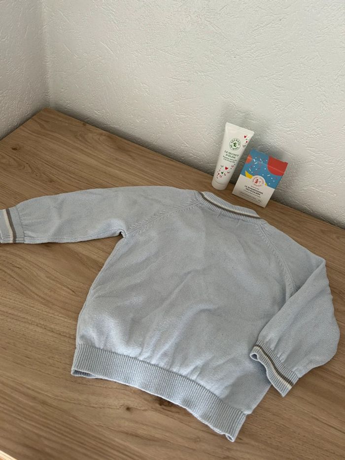 🧥 Cardigan bleu Vertbaudet 🧥 - photo numéro 5