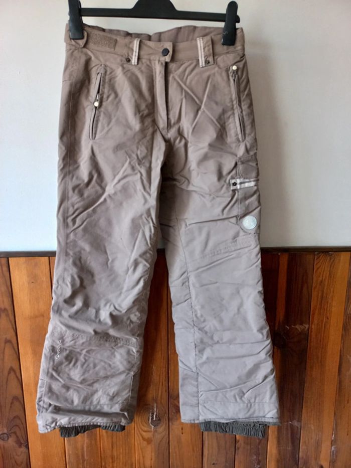 Pantalon de ski marron femme