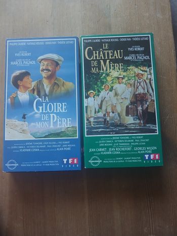 2 VHS d'après l'œuvre de Marcel Pagnol 