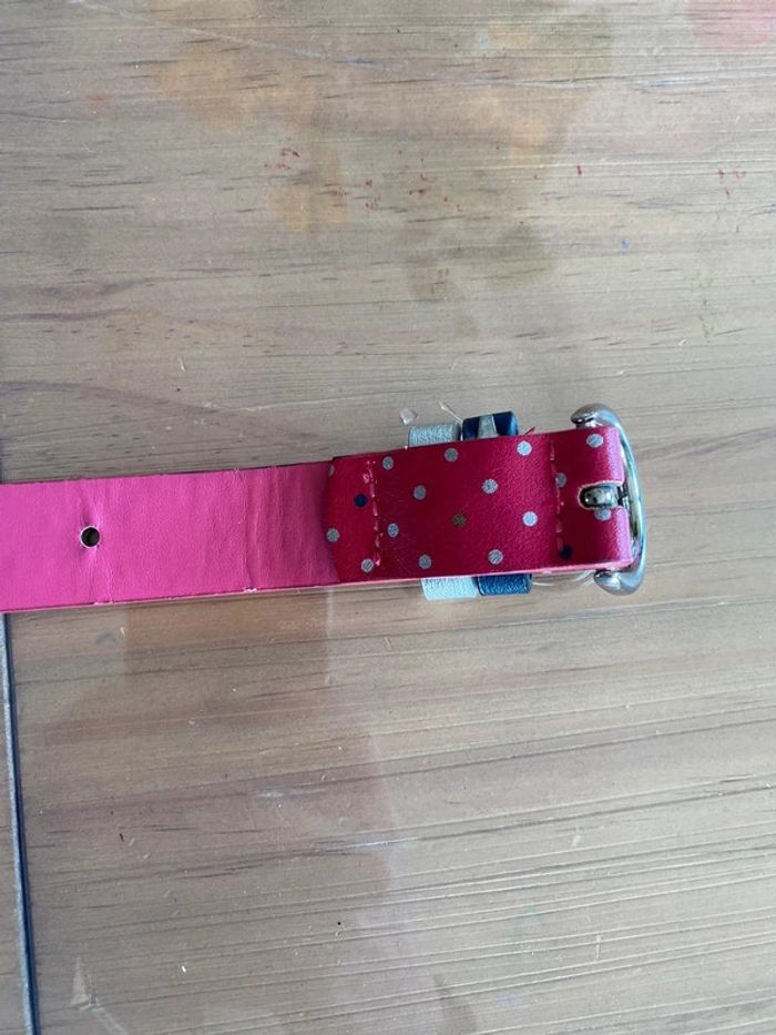 Sac rose à paillettes Pakhuisoost et ceinture rose petite fille - photo numéro 12