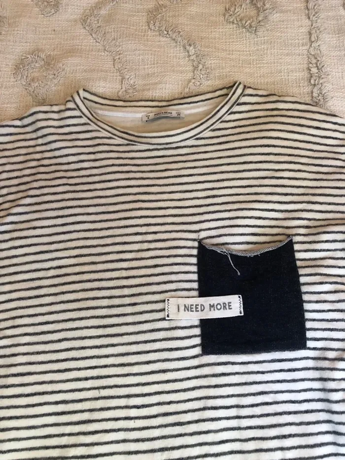 T-shirt éponge taille 36 pull and bear - photo numéro 2
