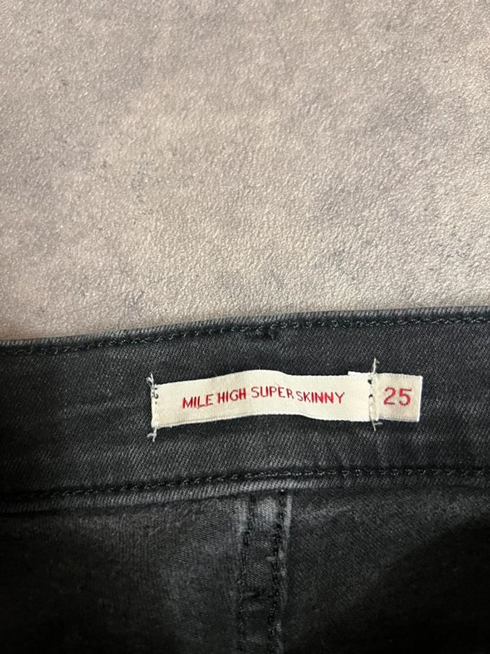 Jean femme levi’s mile high super skinny W25 L30 - photo numéro 5