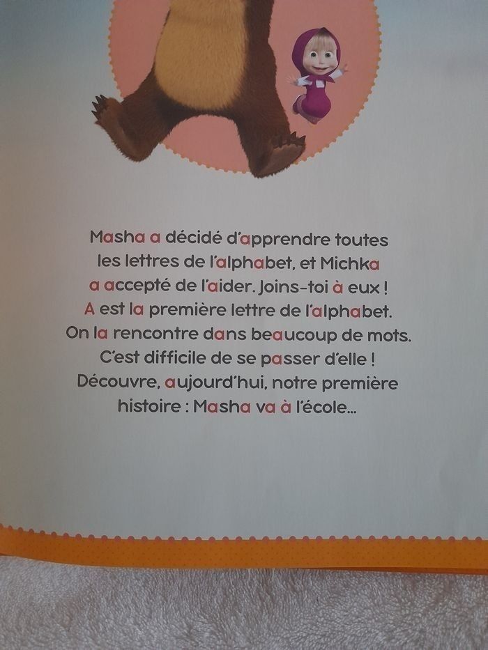 Livre Masha et Michka la lettre A - photo numéro 3