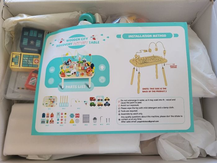 Table d'activités bois - photo numéro 2