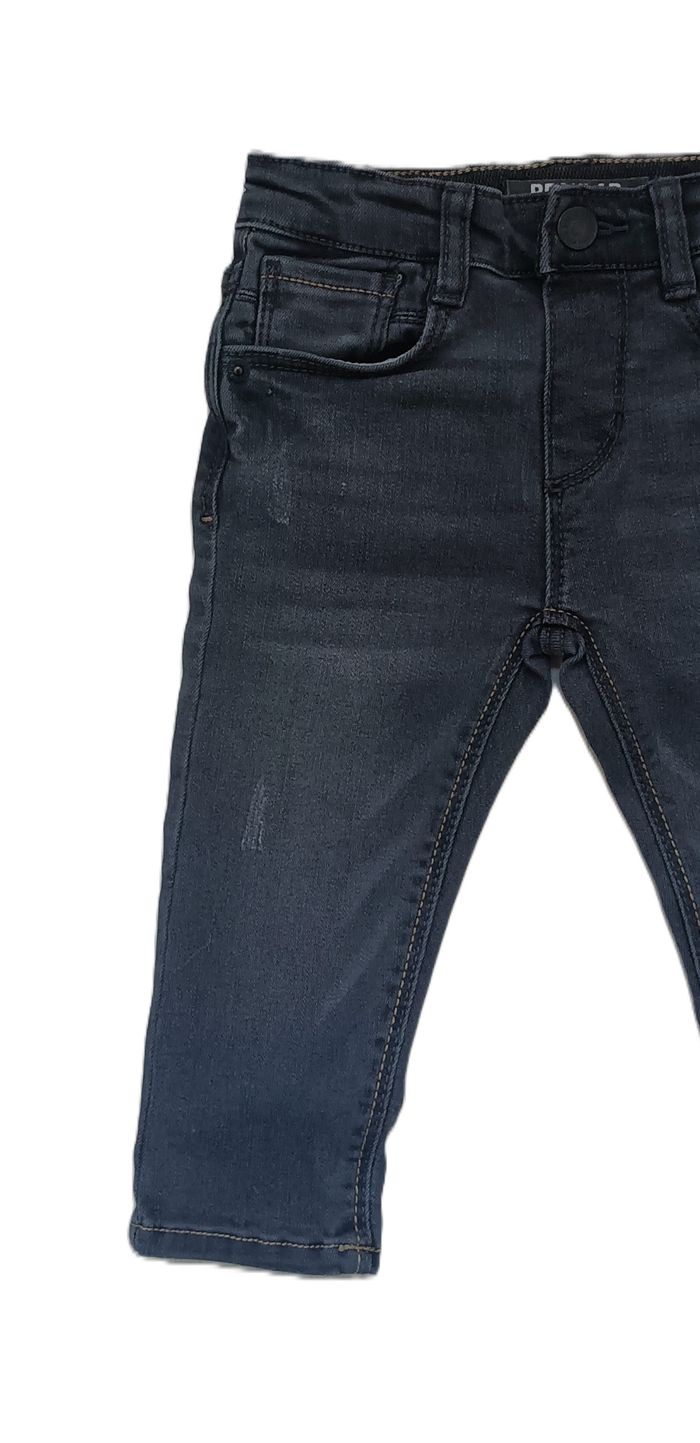 Jean gris anthracite multipoche. Effet griffe. Zara. Taille 9-12 mois. 80 cm - photo numéro 4