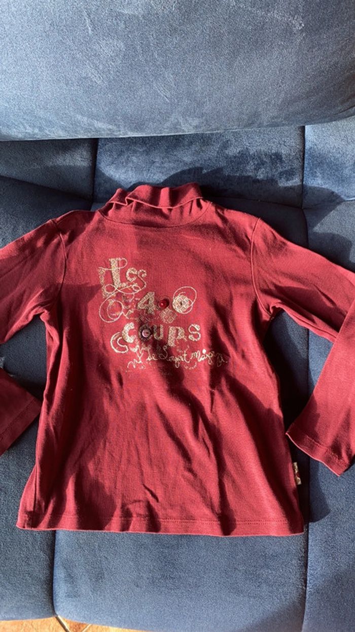 Pull col roulé sergent major 5 ans