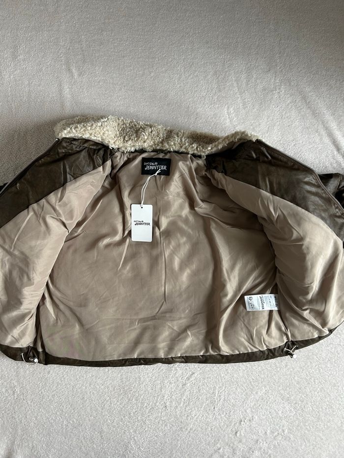 Doudoune Marron Jennyfer – Col Moumoute - photo numéro 4