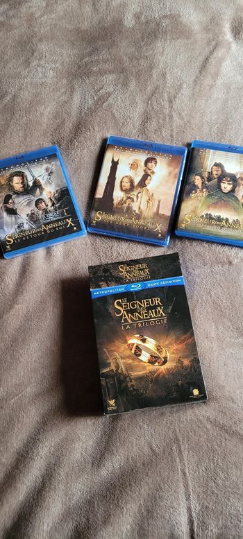 La trilogie seigneur des anneaux bluray