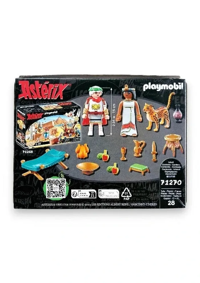Playmobil Astérix 71270 César et Cléopâtre - photo numéro 2