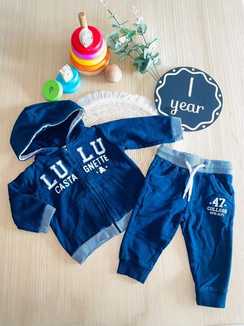 Ensemble jogging et veste 12 mois