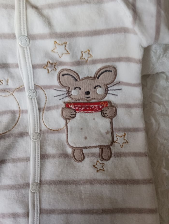 Pyjama bébé velours d'éponge - photo numéro 3
