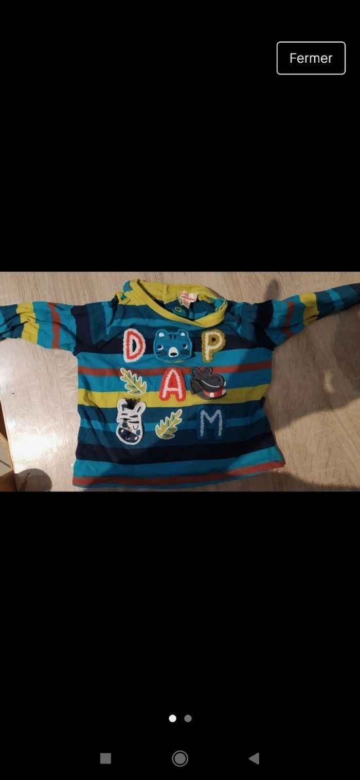 Tee shirt manche longue 6 mois