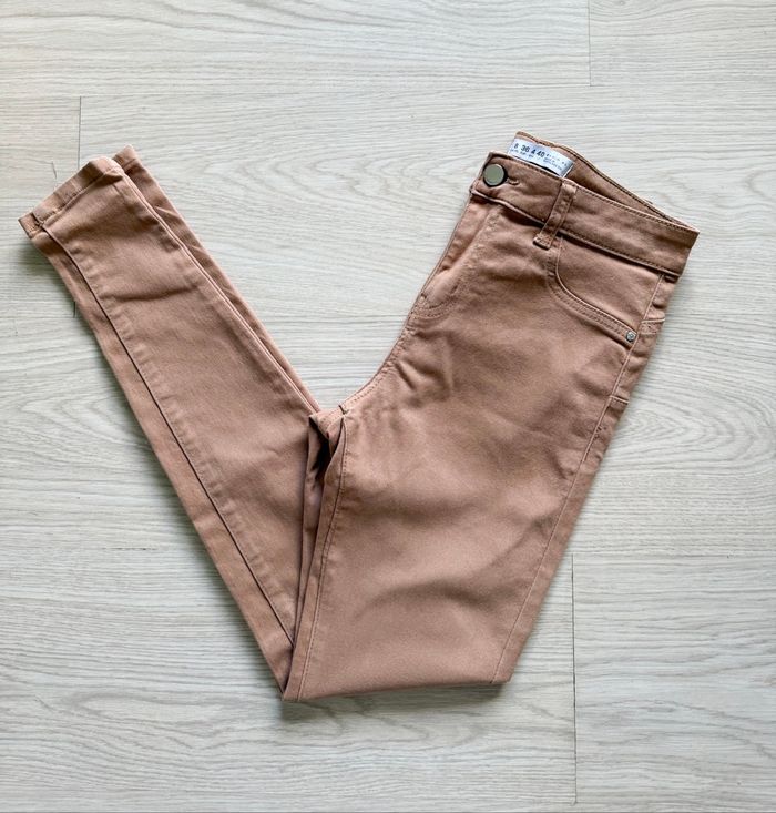 Jean slim camel marron clair denim co taille 36 S