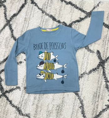 💎 sweat bleu gris DPAM en TBE 💎