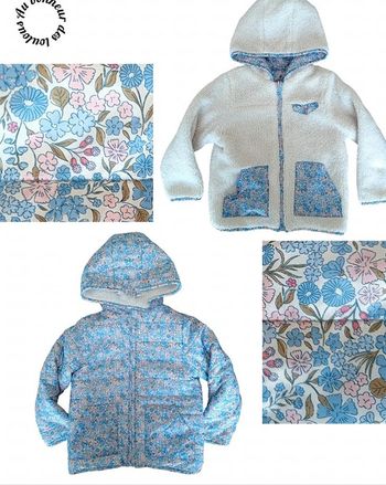 4-5 ans Manteau réversible