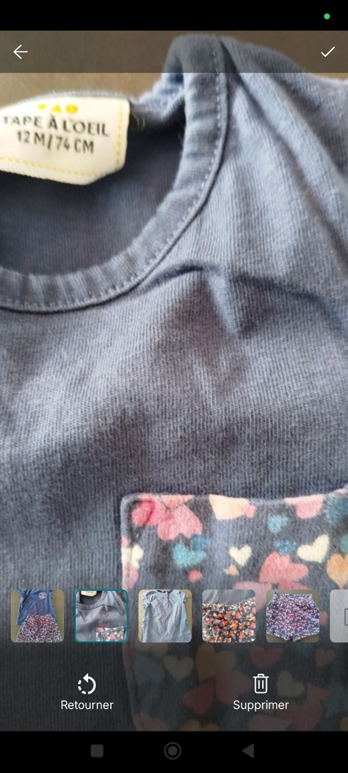 Short et tee shirt - photo numéro 2