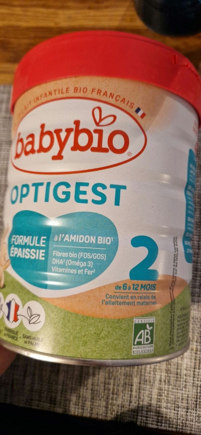 Boite lait optigest 2eme age - photo numéro 2
