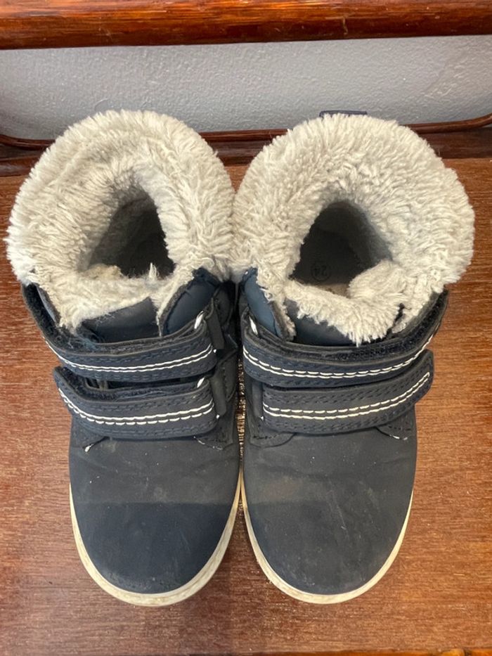 Chaussures chaudes Charlie and Friends bleu et gris pointure 24 - photo numéro 5