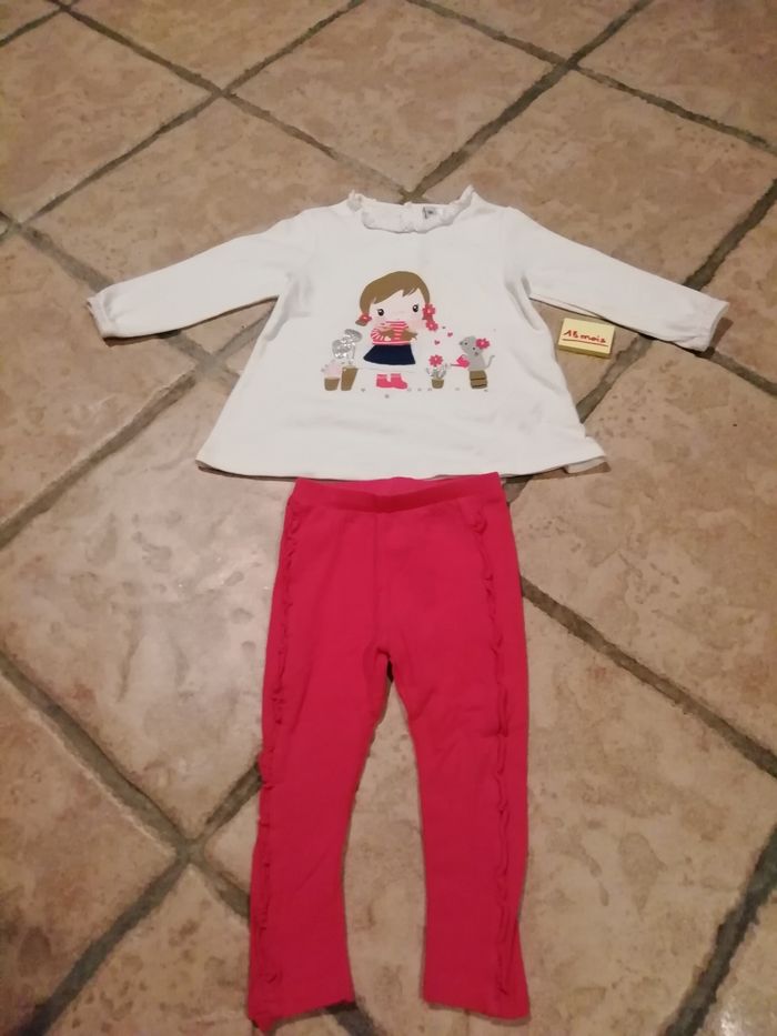 Ensemble haut +pantalon fille