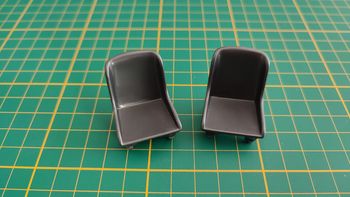 Lot x2 sièges avant 3011 7159 pièce miniature Bburago Burago Ferrari GTO 1962 1/18 1/18ème #C48