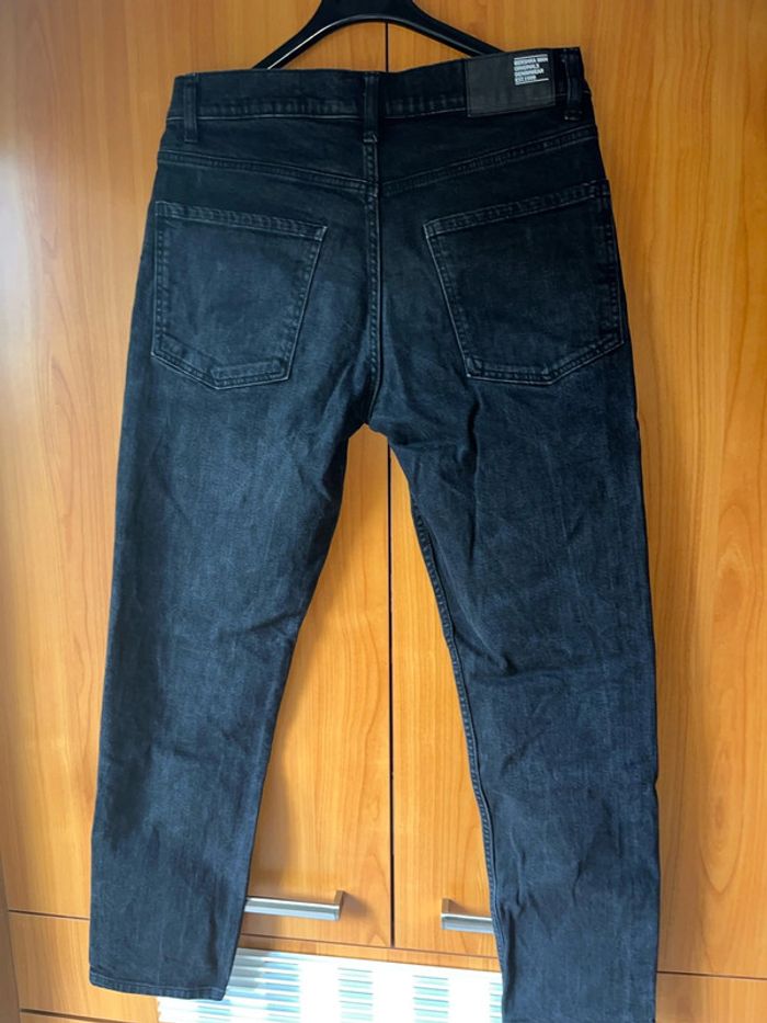 Jean slim noir uni Bershka 40 - photo numéro 4