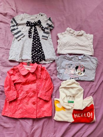 Lot vêtements bébé taille 12 mois