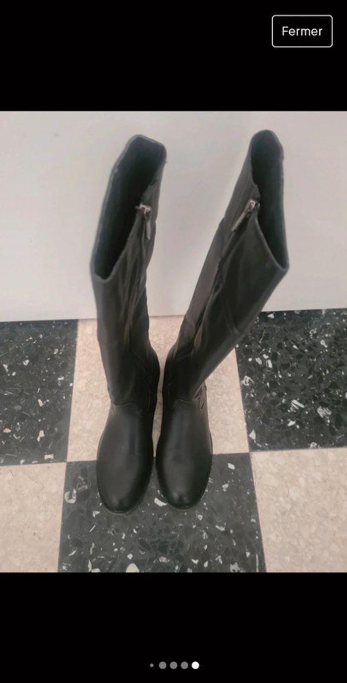 Bottes noires femme taille 38 - photo numéro 8