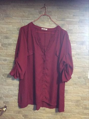 Chemise bordeaux OLay T5