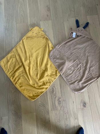 Lot de 2 capes de bain - liewood et verbaudet 