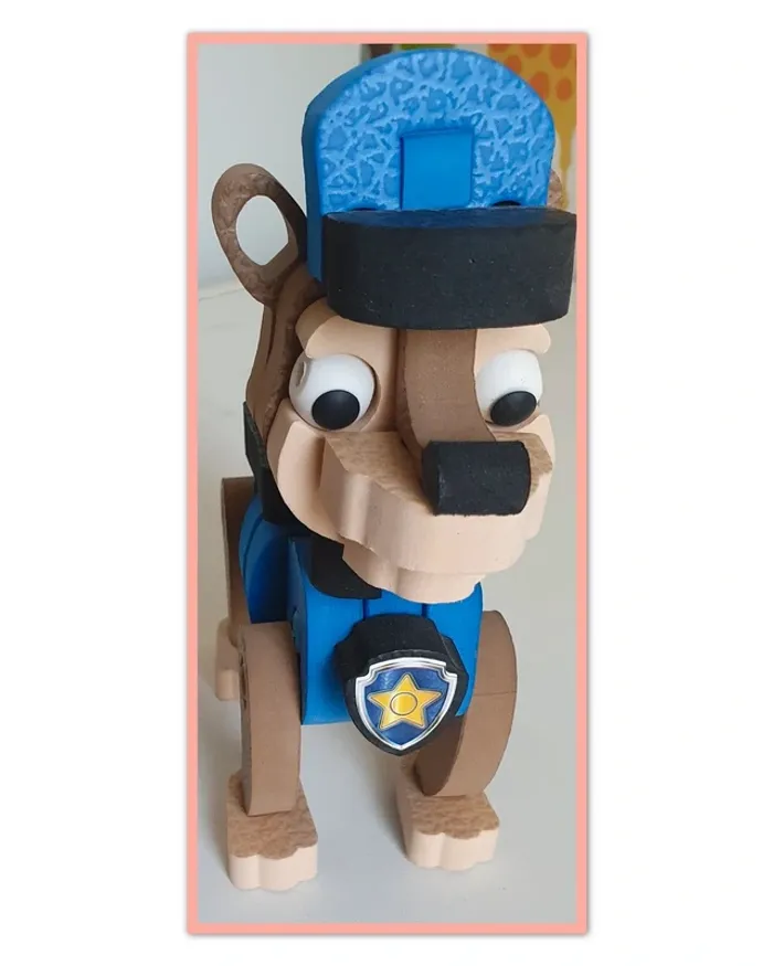 Décoration puzzle mousse pat patrouille