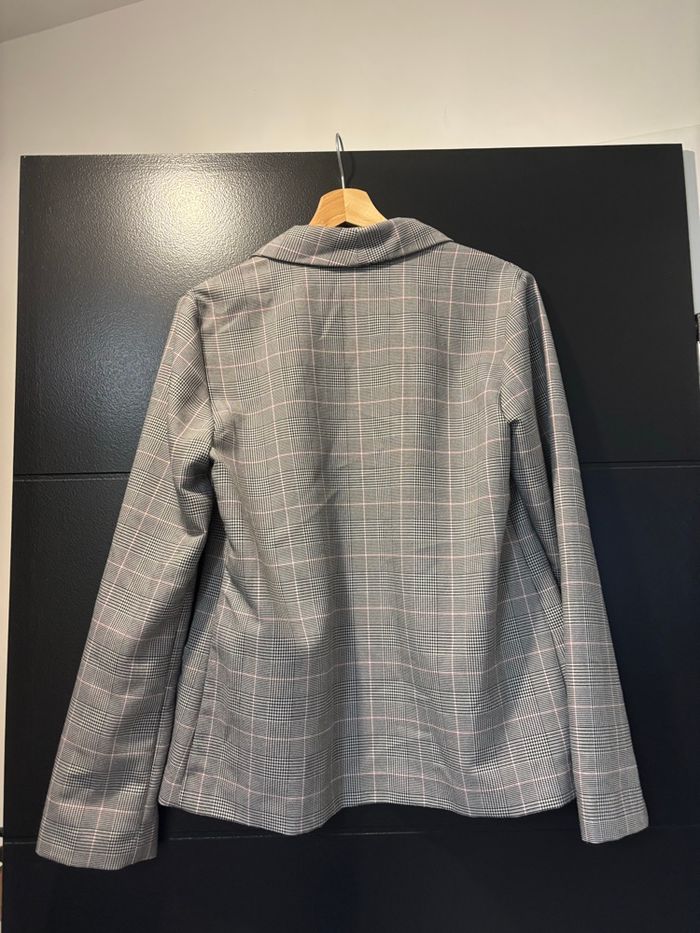 Blazer rayé gris