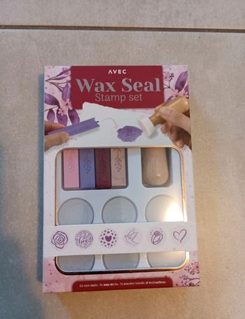 activités manuelles Set de tampons a la cire  neuf