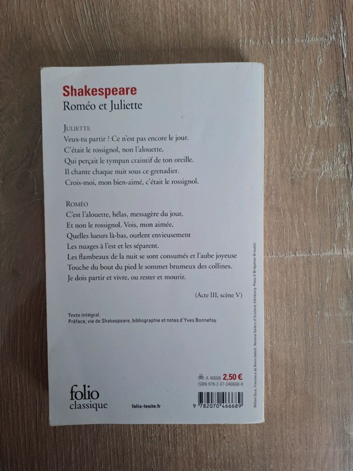 Roméo et Juliete de Shakespeare - photo numéro 2