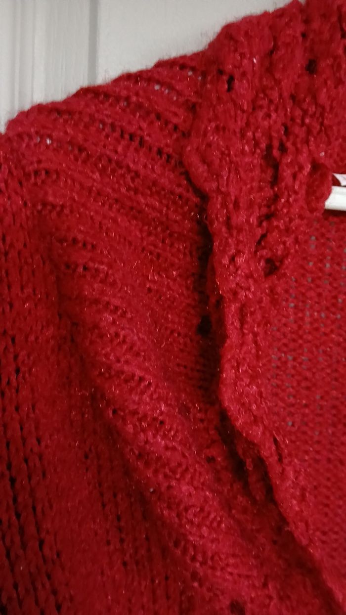 Gilet rouge 3 suisses - photo numéro 5