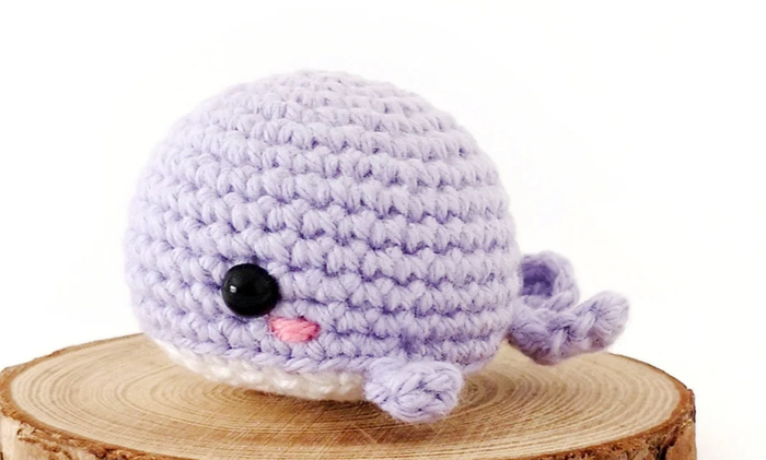 🐳🧶 Petite Baleine au Crochet – Fait Main & Personnalisable ✨