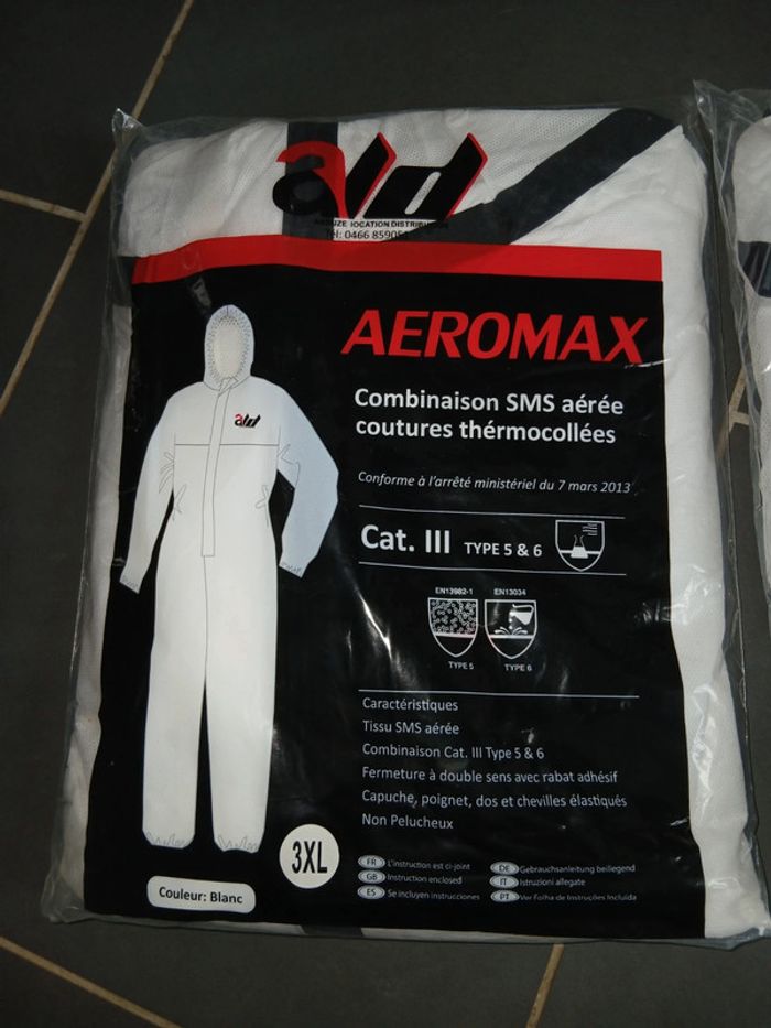 Lot de 2 combinaison SMS aérée - photo numéro 2